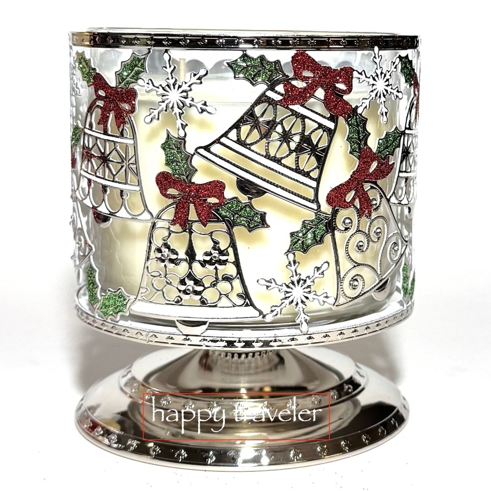 BLING BELLS 3 Wick Candle Holder